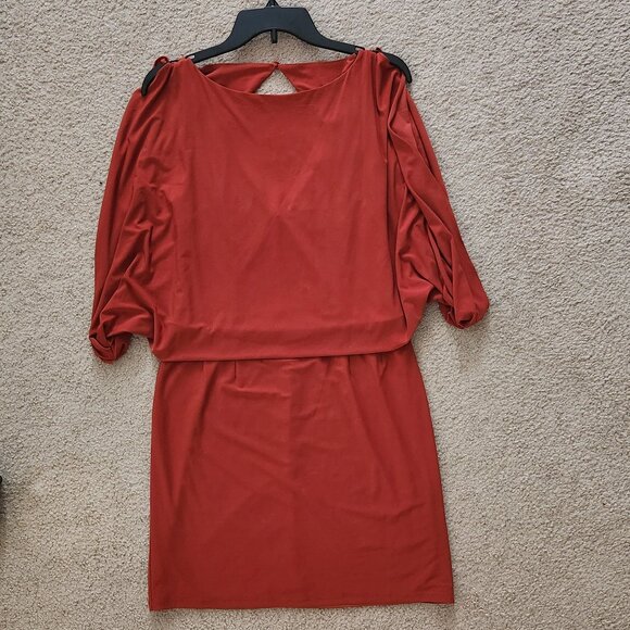 Rust Jessica Simpson Dress. Size 8. - Picture 1 of 3